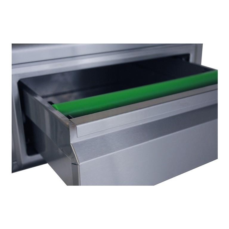 Συρτάρι Καφέ Μονό Ανοξείδωτο - 50 x 50 x 23 cm - BAMBAS EK 50