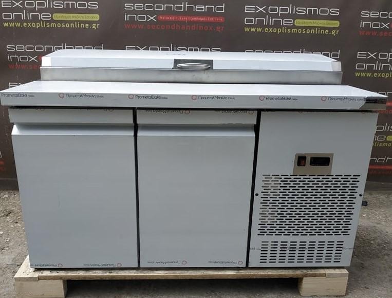 Ψυγείο Πάγκος Πίτσας με 2 Πόρτες - 366 L - 139 x 70 x 85–95 cm - BAMBAS PIMG 139