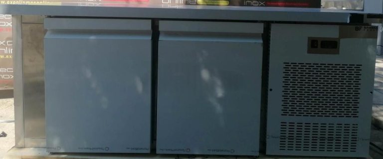 Ψυγείο Πάγκος Κατάψυξης με 2 Μεγάλες Πόρτες - 185 x 70 x 85 cm - BAMBAS PMK 185
