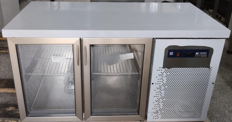 Ψυγείο Πάγκος Συντήρησης GN με 2 Πόρτες με Διπλό Τζάμι - 344 L - 139 x 70 x 85 cm - BAMBAS PGG 139