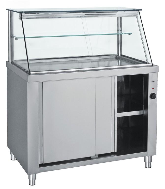 Βιτρίνα Θερμαινόμενη Επιδαπέδια – 579 L – 140 x 70 x 130 cm – BAMBAS HD 140