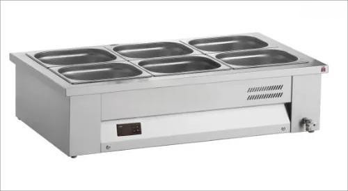 Μπαίν Μαρί Επιτραπέζιο Χωρίς Βιτρίνα – 3 x GN 1/1 – 107,8 x 62,9 x 26,8 cm – INOMAK MAV610