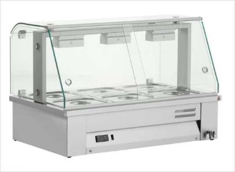 Μπαιν Μαρί Επιτραπέζιο 3 Θέσεων GN 1/1 – 107,8 x 62,9 x 70,8 cm – INOMAK MBV610