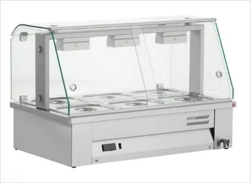 Μπαιν Μαρί Επιτραπέζιο 3 Θέσεων GN 1/1 – 107,8 x 62,9 x 70,8 cm – INOMAK MBV610