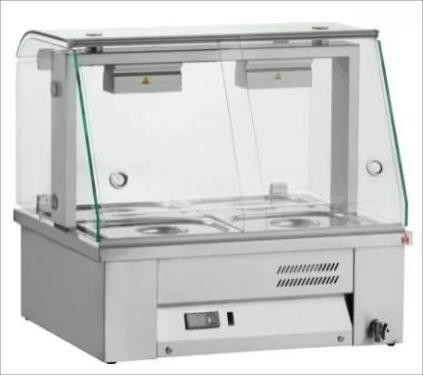 Μπαιν Μαρί Επιτραπέζιο 2 Θέσεων – 2 x GN 1/1 – 75,9 x 62,9 x 70,8 cm – INOMAK MBV67