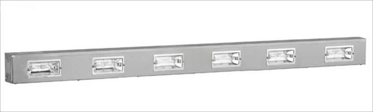 Θερμαντική Λάμπα με 6 Λάμπες Αλογόνου - 175,2 x 12,2 x 6 cm - INOMAK XWH19