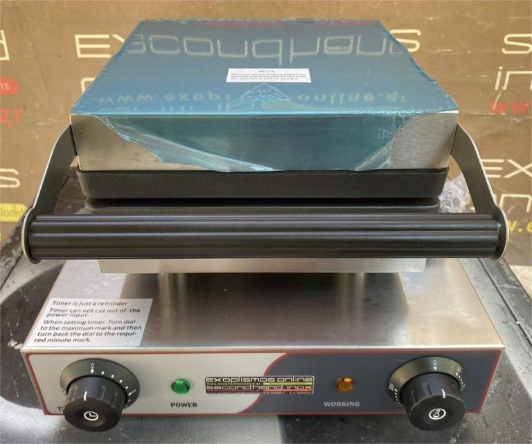 Βαφλιέρα Ηλεκτρική Μονή Τετράγωνη - 34 x 37 x 24 cm - K WS-15